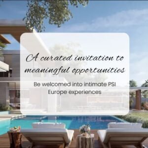 Uitnodiging voor intieme PSI Europe experiences